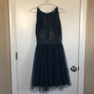 Navy lace short dress size 4
